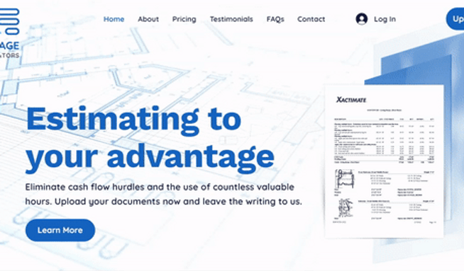 Advantage Estimators: Online estimation services with document submission and email automation features.