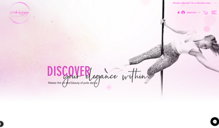 Beginner Pole Dance : Complete site overhaul. Zero downtime. This site uses every app Wix has to offer to its fullest and it's truly amazing: Wix Bookings, Wix Course, Wix Paid Plans, etc. 