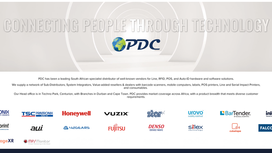 PDC: As the web designer for the PDC website, I developed a platform that showcases PDC’s wide range of products and industry achievements, including their award-winning status. The design prioritises easy navigation, allowing visitors to explore PDC’s offerings, from printers to barcode scanners, while ensuring a professional and visually engaging layout. I integrated responsive design elements to provide a seamless experience across devices, and worked to highlight PDC's unique value propositions, including their exclusive distributorships and recognition at global industry events. The result is a user-friendly, informative, and aesthetically aligned website that enhances PDC’s online presence.