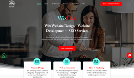 WixHut: WixHut.com is our portfolio website, showcasing our expertise in Wix website design. With a sleek and user-friendly interface, it features a diverse range of projects we have created.

Visitors can explore captivating visuals and detailed descriptions of each project, gaining insight into our design style and capabilities. From elegant layouts to seamless navigation, WixHut.com exemplifies our commitment to delivering exceptional websites. Whether it's business websites, e-commerce platforms, or personal blogs, each project on WixHut.com reflects our passion for creating visually stunning and functional websites.

Explore WixHut.com and see the dedication and passion we pour into every project. Ready to transform your online presence? Visit WixHut.com and let's start creating the perfect website for you today. Text us now to get started!
