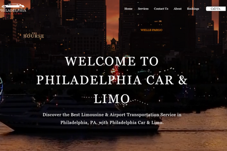 Philly Car & Limo: Fully-responsive, 3rd party integrated website (via My Limo Biz, for booking purposes) - complete with dynamic heroes, high res content, and on-page SEO for our client :)