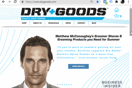www.DryGoods.com: E-Commerce Classic Website