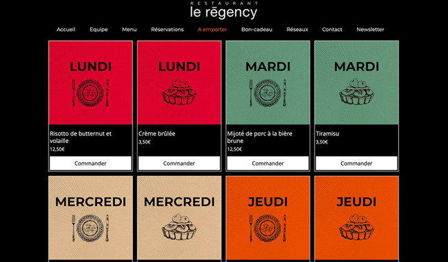 Restaurant le Régency: Site à fonctions avancées et vente à emporter