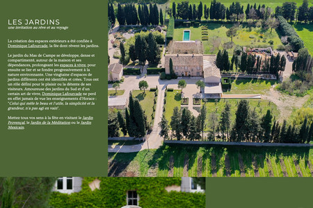 Mas de Campe: Site vitrine location en Provence