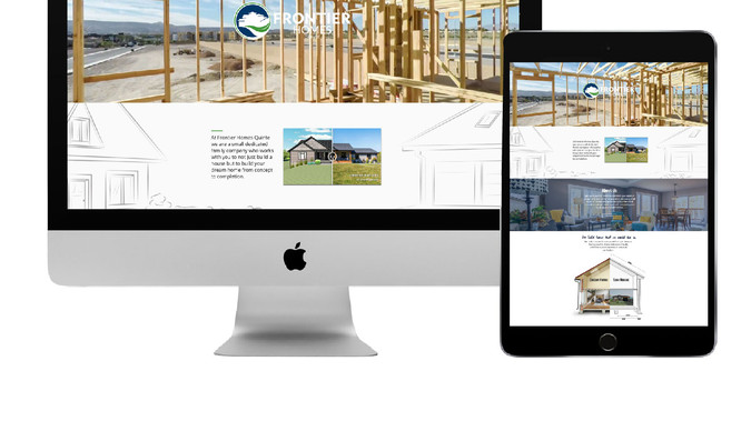 Frontier Homes: We worked with a custom home builder to create a website that showed off the houses they build as well as give people housing plans they can view. This way they can contact the home builder to get their dream home designed and built. Since building the website they have received a large amount of traffic and have designed and sold multiple houses within a few short months.