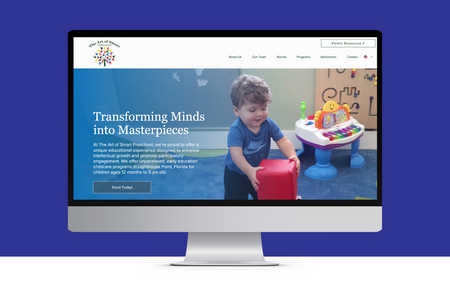 Art of Smart Preschool: Multilingual Web Design, Photography Editing, Google Business Profile 