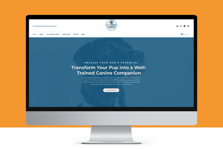 The Pawfect Coach: Web Design, Brand Development, Logo Design 