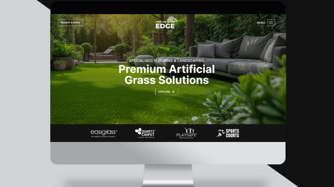 Over The Edge: Brand design and website design