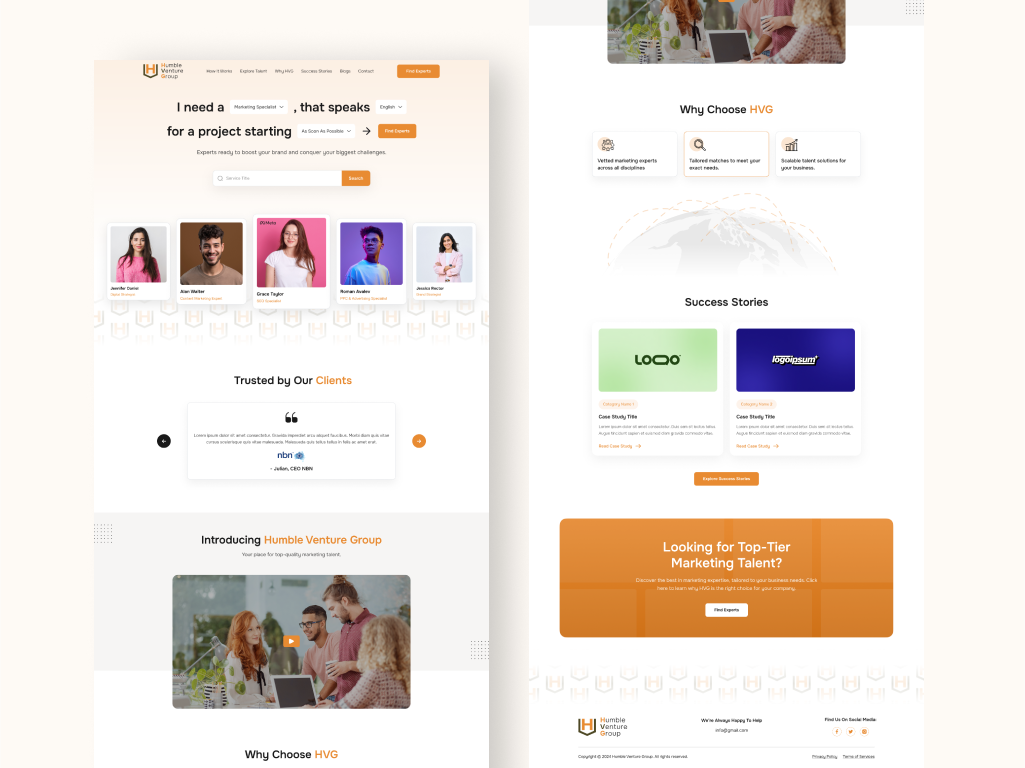Humble Venture Group website