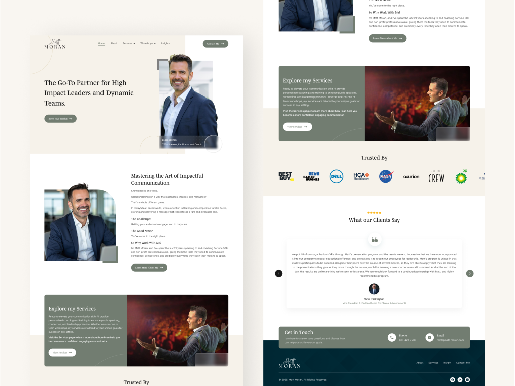 Matt Moran website