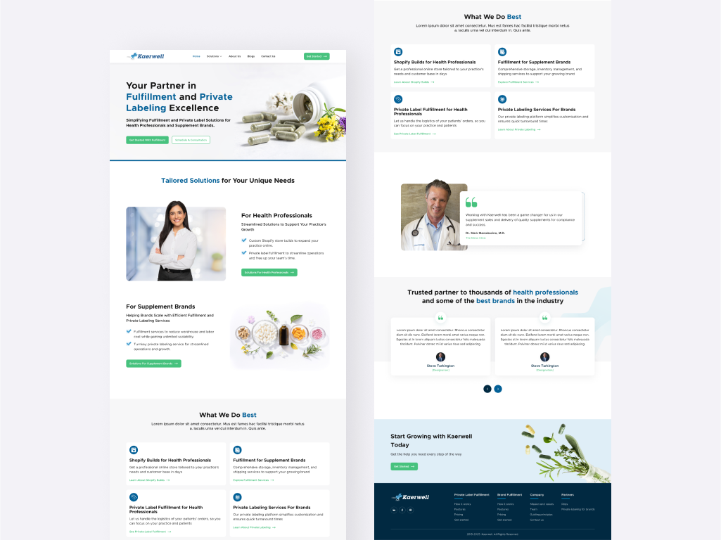 Kaerwell website
