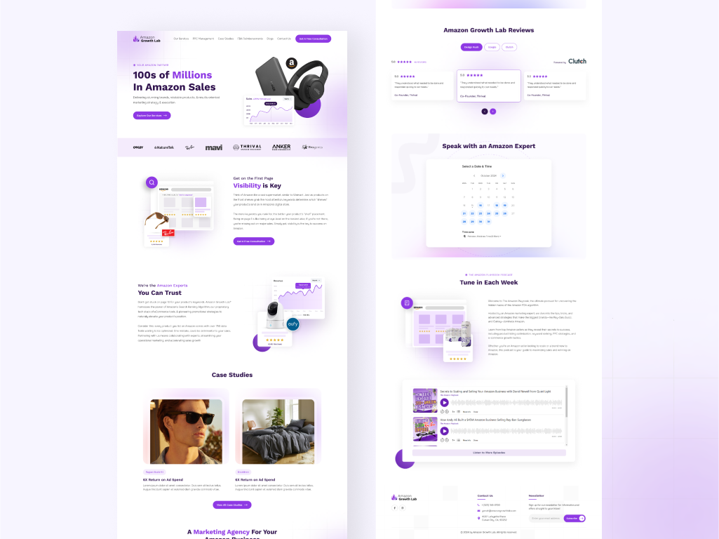 Amazon Growth Lab website