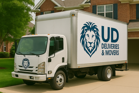 Ud Deliveries & Movers: For this client we created a modern, clean and functional website for a moving company.  Local SEO as well. 