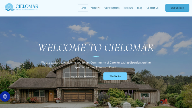 Cielomar: We created a website for Cielomar, a space where you can breathe, grow, and feel understood. From the moment you arrive, you’ll notice a difference, a calming environment, a caring community, and a treatment path designed just for you. We wanted the website to reflect those same values.
