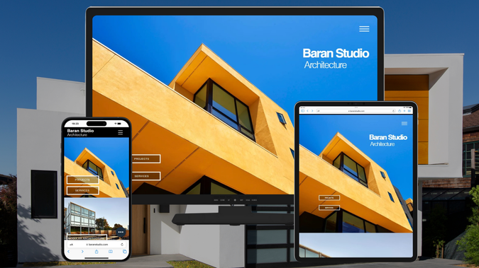 Baran Studio: In this project, we developed a conversion-focused, visually refined website. Every element was intentionally designed to guide users, improve engagement, and drive action. We aligned the design with the brand’s positioning to elevate credibility and stand out in the market. The result is a high-performing digital presence built to turn traffic into real business.
