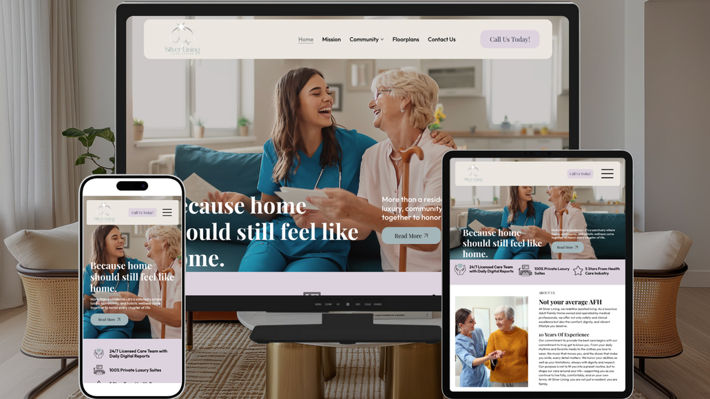 Silver Lining: In this project, we developed a conversion-focused, visually refined website. Every element was intentionally designed to guide users, improve engagement, and drive action. We aligned the design with the brand’s positioning to elevate credibility and stand out in the market. The result is a high-performing digital presence built to turn traffic into real business.