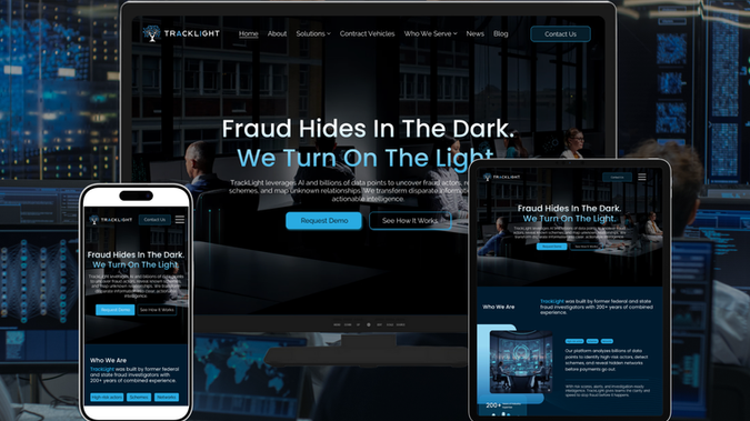 TrackLight: In this project, we developed a conversion-focused, visually refined website. Every element was intentionally designed to guide users, improve engagement, and drive action. We aligned the design with the brand’s positioning to elevate credibility and stand out in the market. The result is a high-performing digital presence built to turn traffic into real business.
