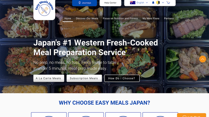 Easy Meals Japan: Easy Meals Japan grew quickly as a result of Covid, but several issues were creating significant difficulties for the owner. First, they required a redesign of their website due to business refocus and rebranding. Also, their customers had difficulty understanding how their Subscription Plans worked. Most significantly, the business owner spent 4 to 5 hours each week consolidating customer orders so that accurate and efficient kitchen preparation plans could be created. Finally, they wanted to expand their market to include local Japanese-speaking customers, but their website only supported English language.

First, we proposed to split the project into two phases so that we could address the most impactful issues first – site rebranding and redesign. We also created an infographic illustrating the meal selection and ordering processes for the site customers.

With the site relaunched, we turned to building a custom framework for customers to select their meals each week (for Subscription Plan customers) along with consolidating the various orders into a single, comprehensive Order Summary. We integrated the Wix site with Google Sheets so that the Order Summary could be viewed in a spreadsheet format and could be used to track progress during the kitchen preparation operation. 

Finally, we built the Japanese-language site pages and supporting custom code to provide a comprehensive Japanese website to attract local customers.

Since the site relaunch and customer user interface deployment, Easy Meals Japan has added additional Vegan Meal Plans and has partnered with a popular gym to co-promote special fitness-focused Meal Plans. GoldenByte Consulting has fully supported each of these business growth initiatives for Easy Meals Japan, enabling the owner to focus on the business, having established a high level of trust with our expertise and customer focus.