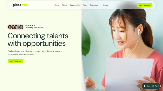 Placetree.in | Nagaland's Leading Talent Platform: Placetree is an internship and job concierge platform. I acted as the Brand & Technical lead for 6 months to get this up and running. They get 100,000+ traffic every day and their conversion rate is 20%.