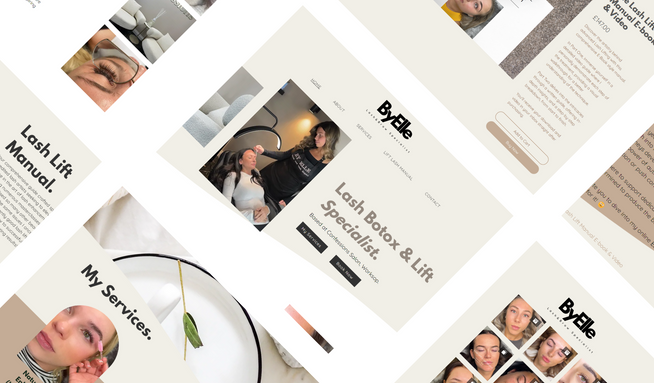 By Elle: This client needed a website to display her beauty services, and also a place to sell her E-Book, and place the videos that come as part of the E-Book purchase. 