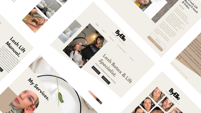 By Elle: This client needed a website to display her beauty services, and also a place to sell her E-Book, and place the videos that come as part of the E-Book purchase. 