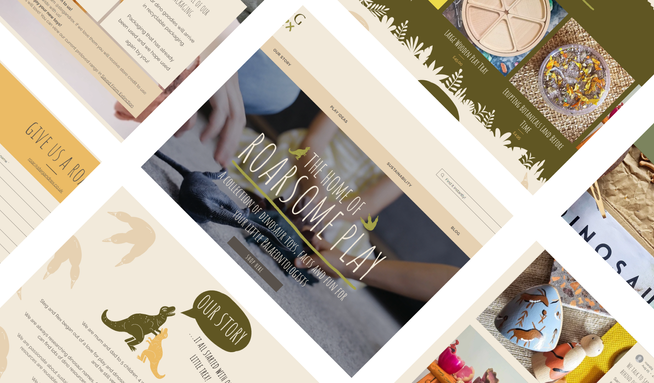 Steg And Rex: This amazing company needed a full redesign of their e-commerce website. They had a really beautiful brand established on their Insta, and needed the aesthetics and feel to match. It was a really fun design to build! 