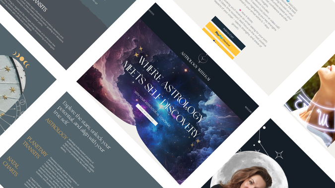 Astrology With Kai: Kalina came to me with the start of a logo, but no real colour palette or visual identity so we can began by honing down on this. I supported with her font pairings, colours and some beautiful images to suit the vision. I then built her an advanced website using Wix Stores to sell her different, online services! It was a lovely site to build with a smiling client at the end.