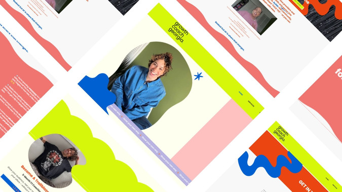 Growthcoachgeorgia: Georgia came to me after growing her business on Instagram, and knowing she needed a website to take her growth to the next level. We worked on a bold, clashing and bright colour palette that totally reflected her personality, and she is now using her website as the main platform to make all sales for her coaching business!