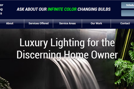 Outdoor Lighting Experts: We remodeled the website, added 12 service area pages and 12 additional blog posts. Also, full SEO and mobile optimization was performed on the website.