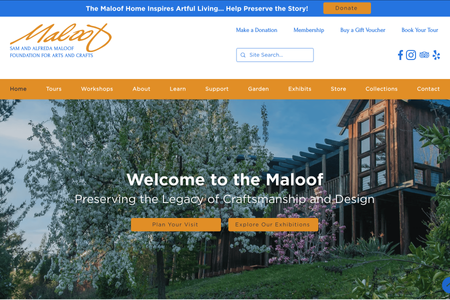 Maloof Foundation: New website for the Maloof Foundation
