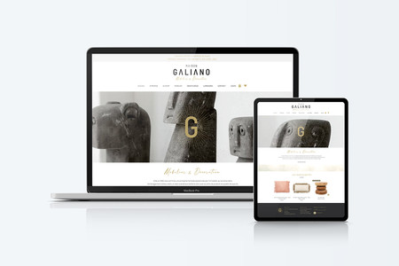 Maison Galiano: E-shop Furniture Designer