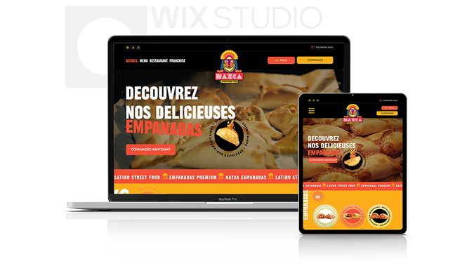 NAZCA EMPANADAS: Restaurant Wix Studio