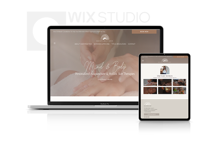 Acupunctury : Wix Studio & Logo Design
