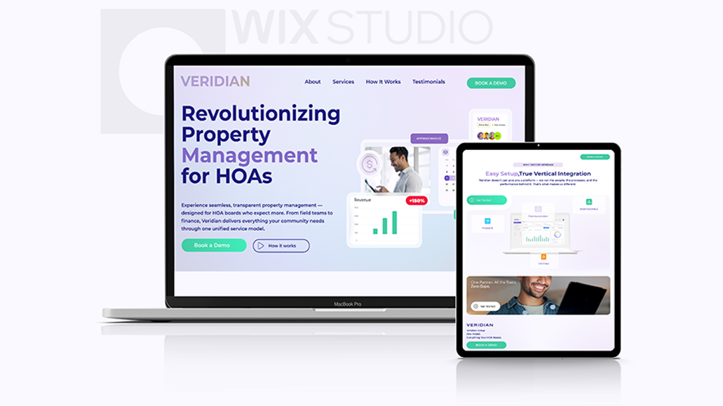 Veridian: Wix Studio Design Crea