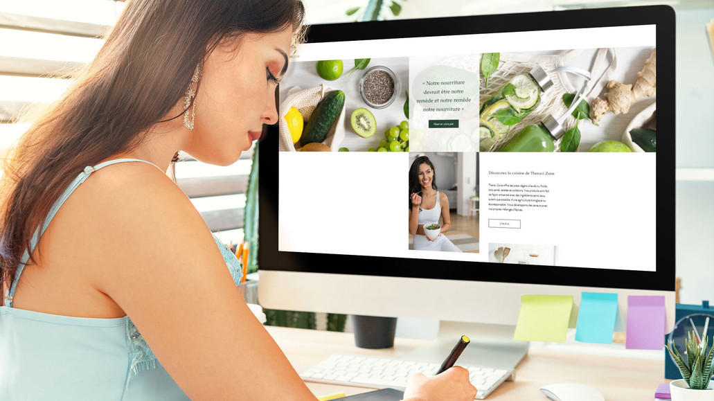 Theravi Zone: Conception+ infographie + boutique en ligne + formation