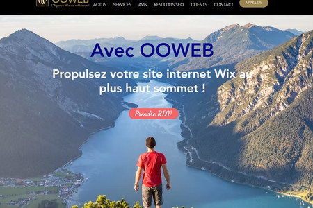 OOWEB: Notre site internet en tan qu'agence 100% Wix