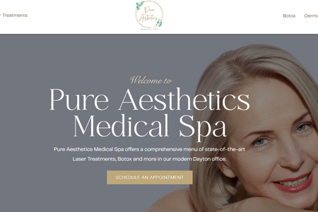 Pure Aesthetics: Built from Scratch &amp; SEO Campaign