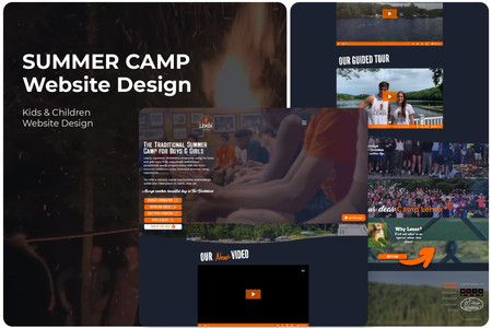 Camp Lenox: Interactive website for premier summer camp!