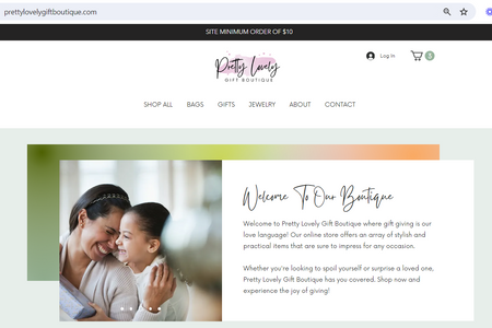 Pretty Lovely Gift Boutique: Design & Development, Product Details, Shipping, Taxes, Email Subscribe, and more.