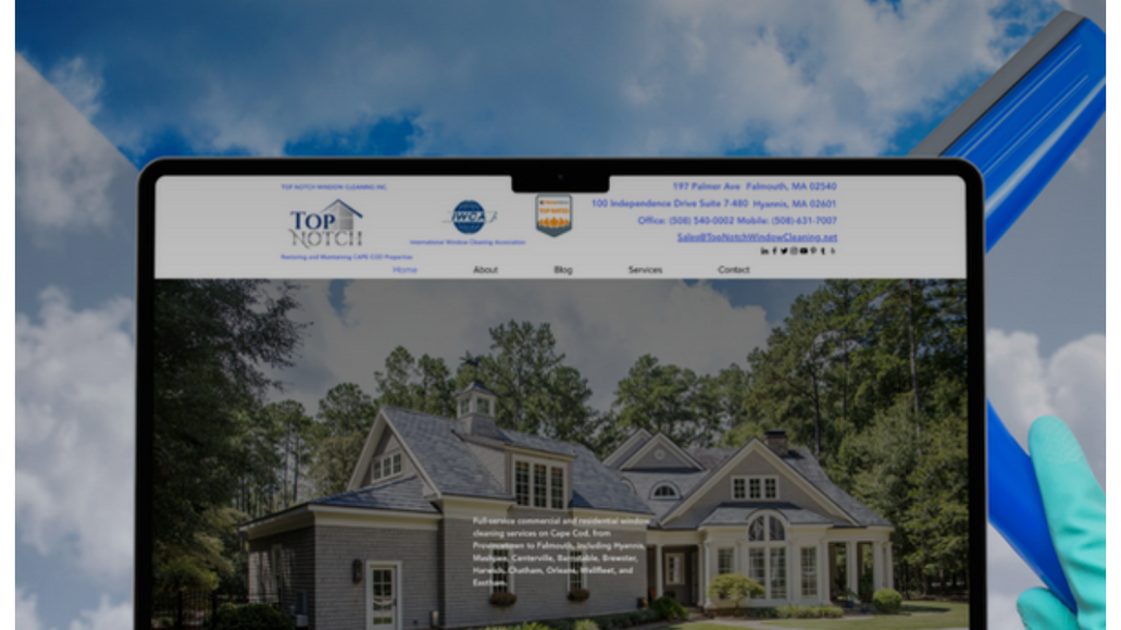 Top Notch Windows Cleaning: Clarity Beyond Panes: Top Notch Window Cleaning's Digital Radiance for Crystal-Clear Views

Embarking on a journey of transparency with Top Notch Window Cleaning, our collaboration extends beyond squeegees to the digital realm, where precision meets strategy to redefine the online window cleaning experience.