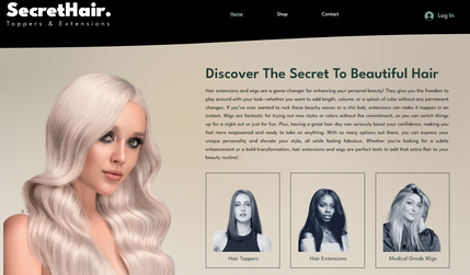 SecretHair : an e-Commerce site that offers both retail and wholesale catalogs.  Shipping is provided by a private drop shipper.