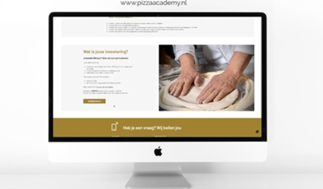 De Pizza Academy: Fully upgraded website, with Wix bookings, forms, tables, classes, workshops, funnels and automations.