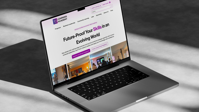 MQ Learning Academy: MQ Learning, an EduQua-certified academy based in Zurich, Switzerland, specializes in humanistic skills development through live programs and events. They collaborate with industry leaders and organizations to provide cutting-edge training in leadership, strategy, and transformation, working with names like Adidas, DoorDash, Accenture, Zurich, and many more.

Their existing website struggled with navigation issues and an outdated design, failing to effectively communicate their mission and offerings. They approached us for a complete website redesign, aiming for a modern, interactive experience with engaging graphics and animations.

The new design not only elevates their digital presence but also enhances user experience, making it easier for visitors to explore their programs and values. The result has been met with overwhelmingly positive feedback from both users and the MQ Learning team, solidifying their online presence as a seamless and engaging platform.