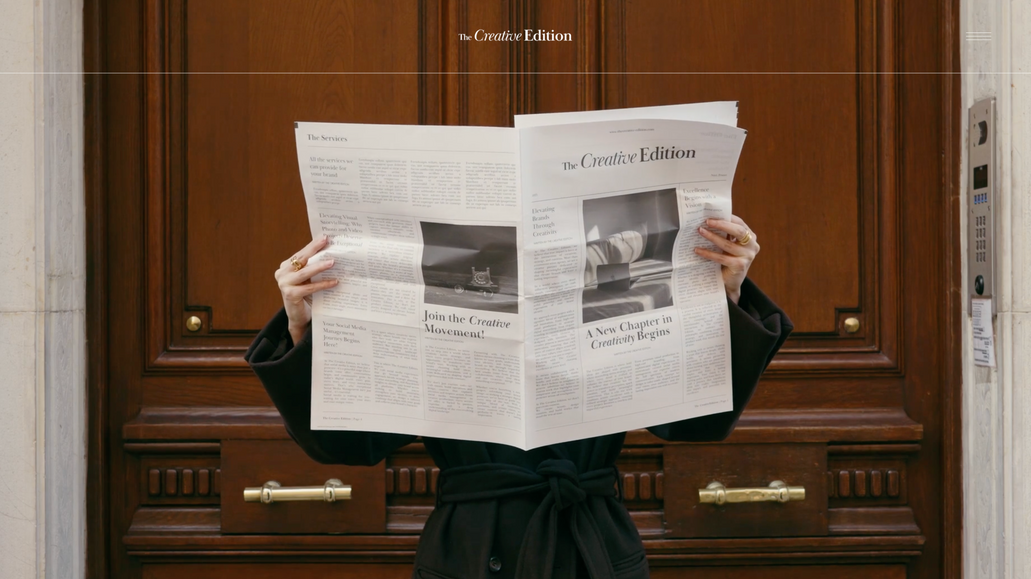 The Creative Edition: Site de l'agence de communication digitale The Creative Edition : 
Gestion des réseaux sociaux, production visuelle (photo, vidéo, drone FPV), identité visuelle (logo, graphisme et charte graphique).