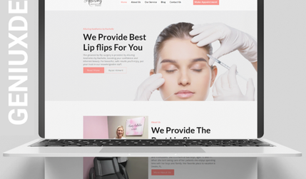Alluring Aesthetics : Fully customized advanced website design