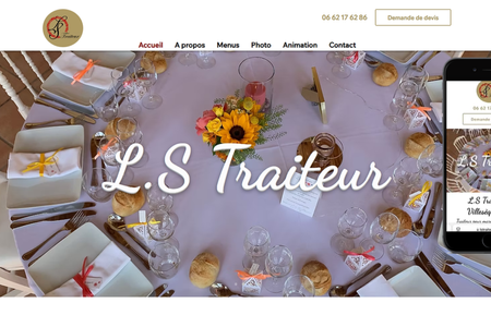 L.S Traiteur|Traiteur Carcassonne|Traiteur mariages, seminaires Aude: Ancien client depuis 5 ans et deuxième refonte totale du site + Seo local