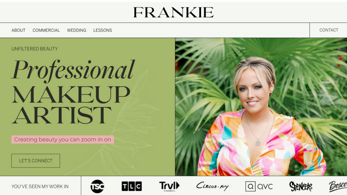 Frankie Key West: Frankie Flemming is a professional makeup artist featured in several major publications. Before this project, she didn’t have a website and relied entirely on social media to attract clients.

In collaboration with Jordan from Branding Bungalow, who developed Frankie’s brand identity, I created a vibrant, high-fidelity website that brings her brand to life. Built on Wix Studio, the design embraces a neo-brutalist aesthetic — bold, colourful, and unapologetically full of personality.

The result is a visually striking, high-performing site that captures Frankie’s confidence, creativity, and glam energy. It’s a platform that not only elevates her brand presence but also gives her the professional foundation to scale beyond social media.