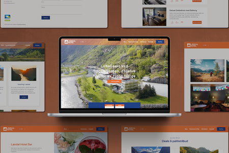 Lærdal Hotel: Website development and re-branding for Lærdal Hotel, a centrally located hotel by the Sognefjord, in the very heart of Fjord Norway.

Services we delivered:
- Development & webdesign
- Branding (colors, font)
- Website content (video and images)
