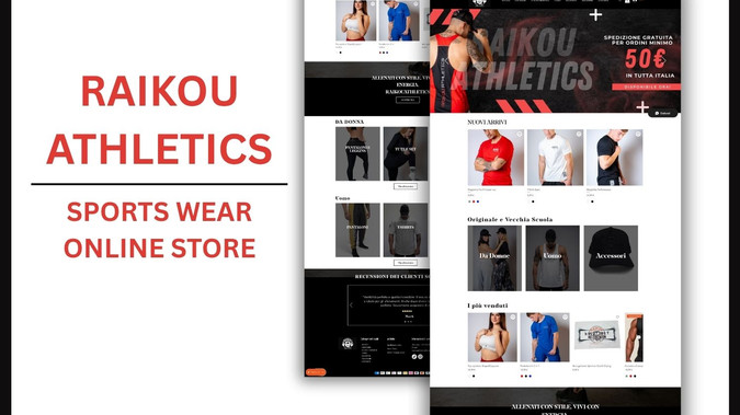 raikouathletics: Complete Website Development and Development