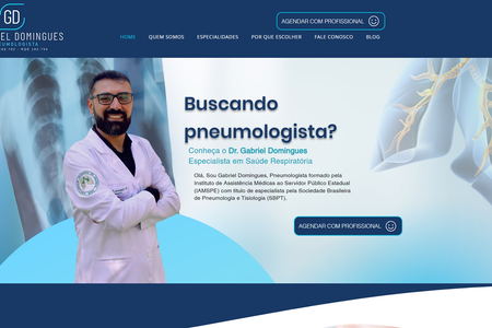 Dr. Gabriel Domingues: Landing Page 